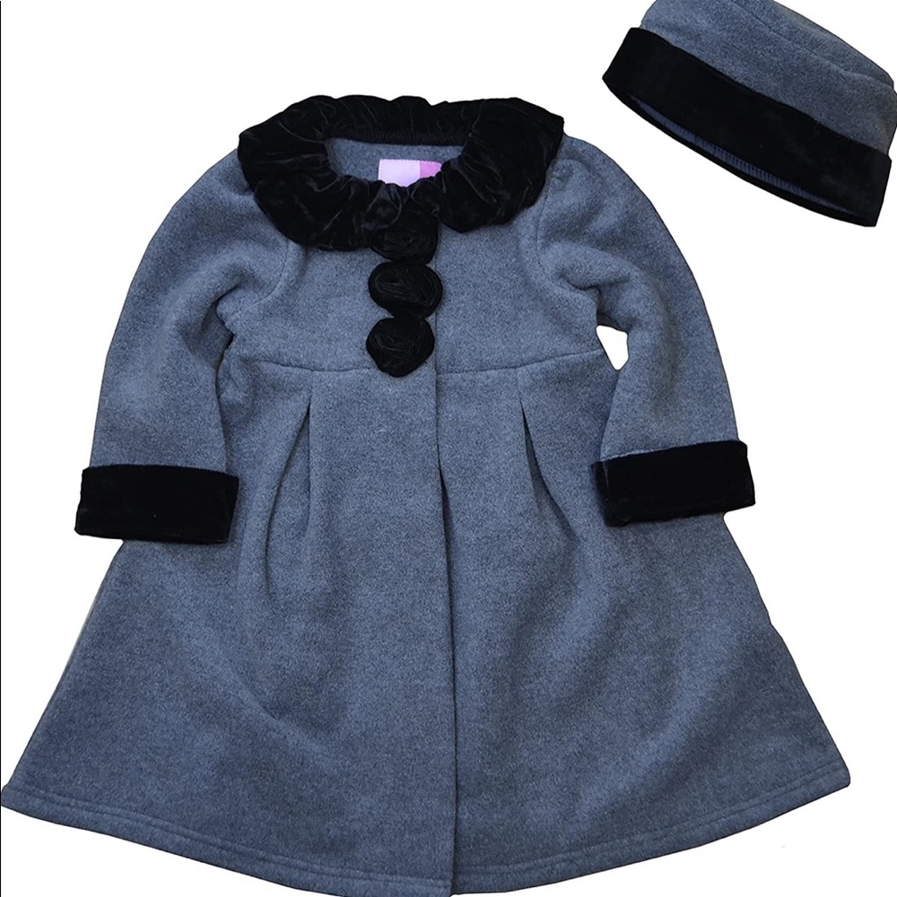 Girl’s Pea Coat and Hat